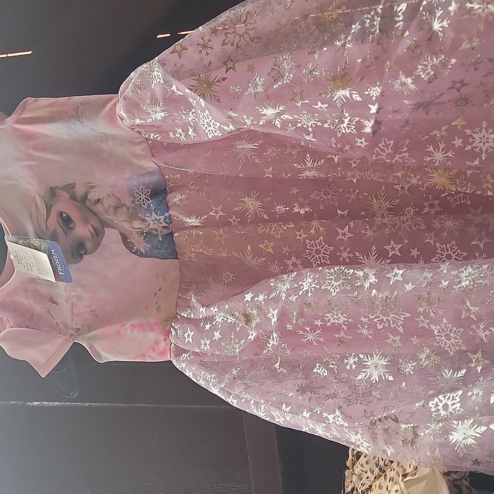 Frozen Disney pink dress